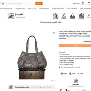 Purse/ shoulder handbag: large Hobo,non-leather.